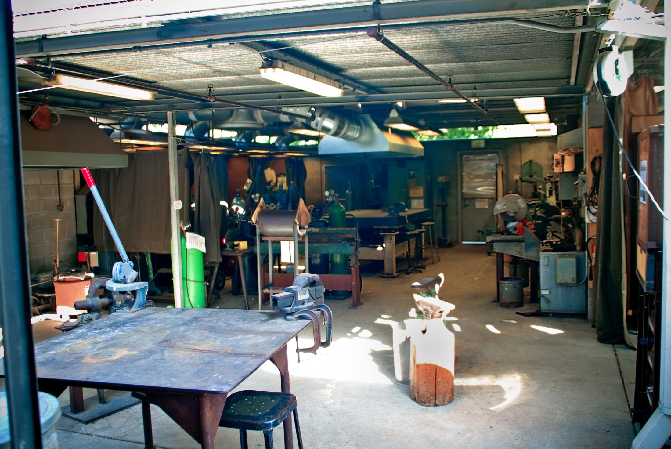 welding studio at the craft center