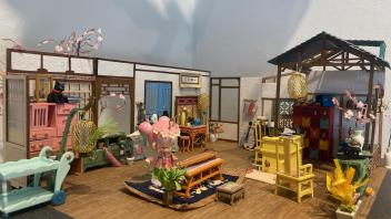 miniature interior of a house