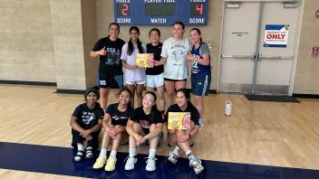 These are the winners of the women's league for basketball.