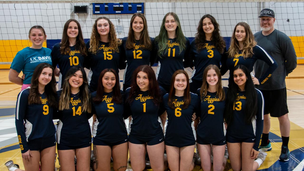 Picture of Women's Volleyball Team in Two Rows