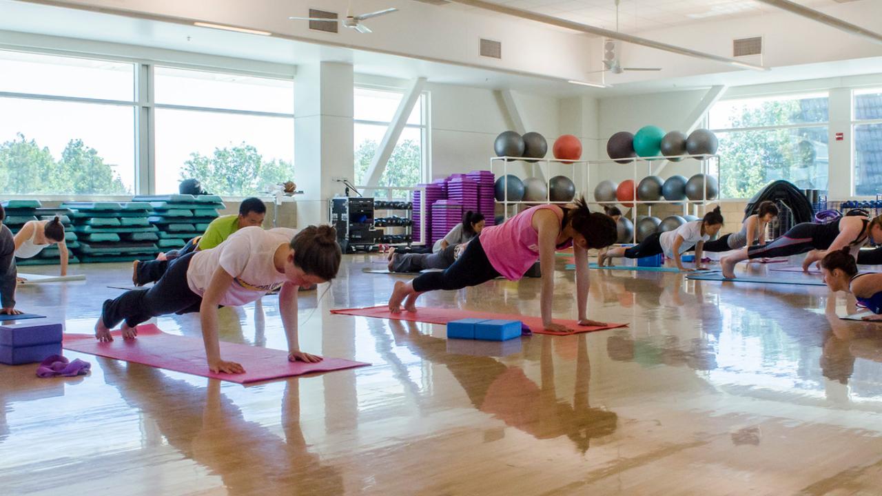 Living Well group exercise yoga class