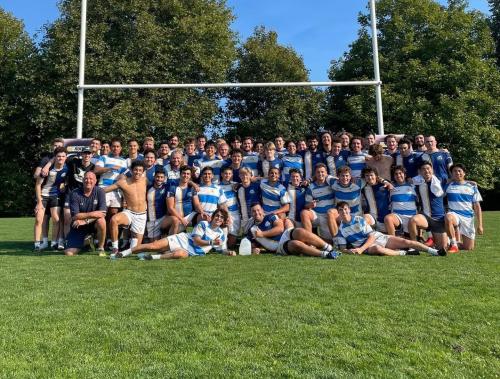 This is a group photo of UC Davis's Men's Rugby