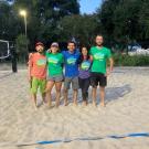 Team shot of Summer volleyball rec sports champs